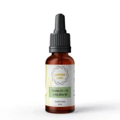 Vitamin D3+K2 Tropfen in BIO-Olivenöl von Puravia LABS 30ml