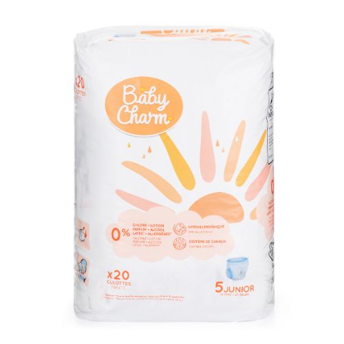Dětské plenkové kalhotky Super Dry Flex Junior PANT 12-17kg BabyCharm 20ks