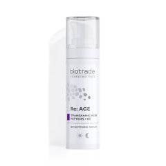 Rozjasňujúce pleťové sérum s 5% kyselinou tranexámovou, 5% niacínamidom a peptidmi Age Brightening Biotrade 30ml