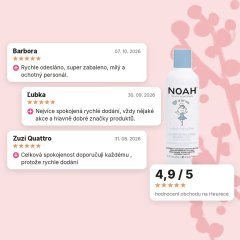 Dětský šampon a kondicionér 2v1 Noah 250ml, hodnocení zákazníků Dětský šampon a kondicionér 2v1 Noah 250ml, hodnocení zákazníků