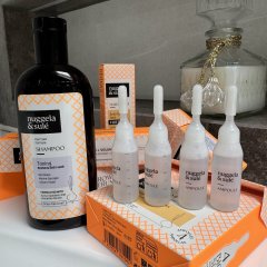 Účinné ampulky proti vypadávání vlasů – dvouměsíční kúra Nuggela & Sulé 8x10 ml