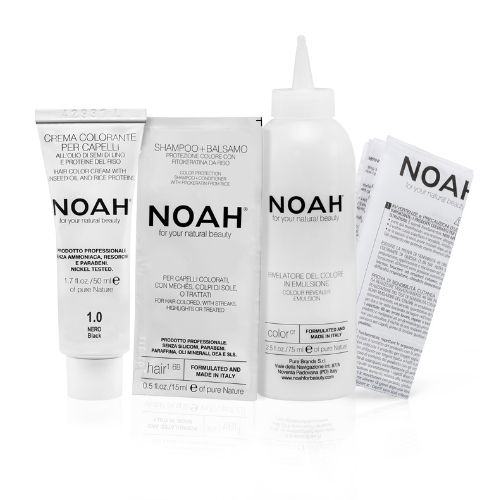 Krem koloryzujący do włosów czarny Noah 140ml