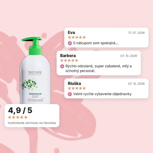 Sprchový gél na suchú pokožku Keratolin Biotrade 400ml, hodnotenia zákazníkov