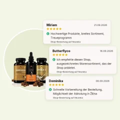 Mediterranes SMART Set - Omega-3 90cps + Kurkumin 90cps + Chaga Tinktur 100ml Hrotlife