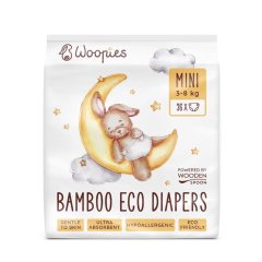 Detské bambusové EKO plienky MINI (3-8kg) Wooden Spoon 36ks