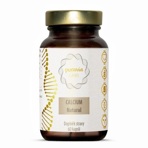 Naturalny wapń Ovovital Puravia LABS 60 kapsułek