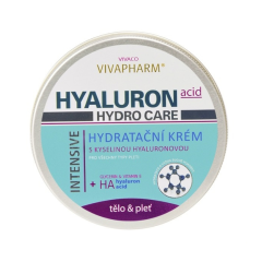 Pleťový a tělový hydratační krém s kyselinou hyaluronovou VIVAPHARM 200 ml