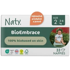 Naty Bioembrace Mini 3 - 6 kg-os pelenkák (33db)
