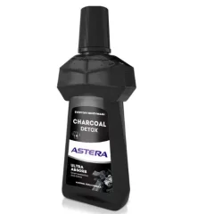 Mouthwash with activated charcoal against tooth decay Astera 300ml Mouthwash with activated charcoal against tooth decay Astera 300ml