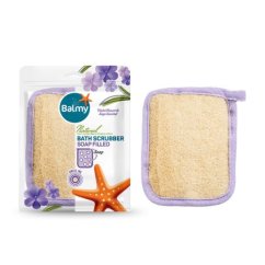 Naturalny peeling luffa z mydłem szałwiowym w środku Balmy