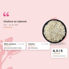 Ovsené vločky výberové Emerosa, hodnotenia zákazníkov Ovsené vločky výberové Emerosa, hodnotenia zákazníkov