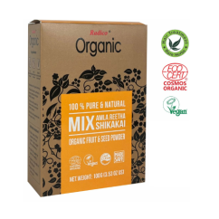 Szampon w proszku z odżywką Amla+Ritha+Shikakai Radico 100g Szampon w proszku z odżywką Amla+Ritha+Shikakai Radico 100g