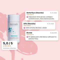 Vlasové tonikum proti lupinám a svrbeniu pokožky hlavy Sebomax Biotrade 100ml, hodnotenia zákazníkov
