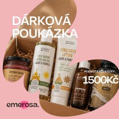 Dárková poukázka na nákup v eshopu Emerosa v hodnotě 1500Kč
