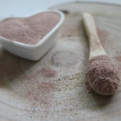 PúderPrášok Ruža damascena kvet - Rosa damascena