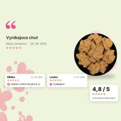 Arašidové hrudky v slanom karameli Emerosa 500g, hodnotenia zákazníkov Arašidové hrudky v slanom karameli Emerosa 500g, hodnotenia zákazníkov