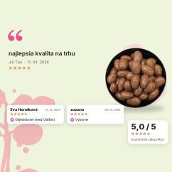 Mandle v mliečnej čokoláde Emerosa 500g, hodnotenia zákazníkov Mandle v mliečnej čokoláde Emerosa 500g, hodnotenia zákazníkov