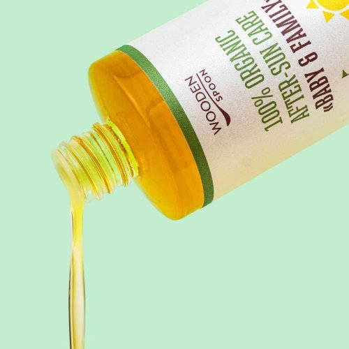 Detský organický olej po opaľovaní Baby & Family Wooden Spoon 100ml