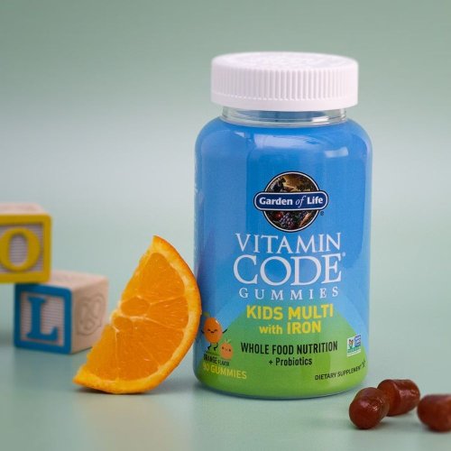 Witamina Code Multiwitamina dla dzieci z żelazem w żelkach Garden of Life 90 szt.