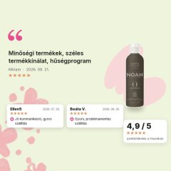 Tisztító sampon zsíros hajra Mentával és zsályával Noah 250ml, vásárlói értékelések Tisztító sampon zsíros hajra Mentával és zsályával Noah 250ml, vásárlói értékelések