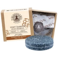 Szampon w kostce do włosów masło Shea Natava 85g Szampon w kostce do włosów masło Shea Natava 85g