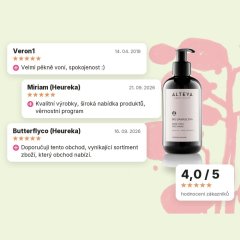 Pleťové mýdlo Bio Damascena Alteya Organics 250 ml, hodnocení zákazníků Pleťové mýdlo Bio Damascena Alteya Organics 250 ml, hodnocení zákazníků