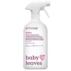 Čisticí prostředek na dětské povrchy/hračky bez vůně s rozprašovačem Attitude 800 ml