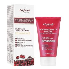 Gesichtsmaske gegen Umweltverschmutzung Pomegranate & Rose 125ml