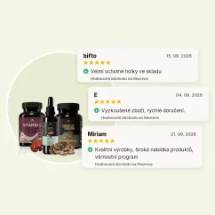 Vyhrocená imunita: Reishi tinktura 50ml, Coriolus 90pcs, Vitamín C 60pcs Hrotlife