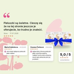 Pakiet XL Woopies EKO pieluszki dziecięce MINI (3-8kg)  Wooden Spoon 3x36szt, oceny klientów