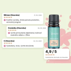 Esenciálny olej Zelená mandarínka Venoc 10 ml, hodnotenia zákazníkov