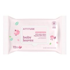 Attitude fragrance-free moist towelettes 72 pcs