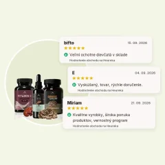 Vyhrotená imunita: Reishi tinktúra 50ml, Coriolus 90pcs, Vitamín C 60pcs Hrotlife, hodnotenia obchodu Vyhrotená imunita: Reishi tinktúra 50ml, Coriolus 90pcs, Vitamín C 60pcs Hrotlife, hodnotenia obchodu