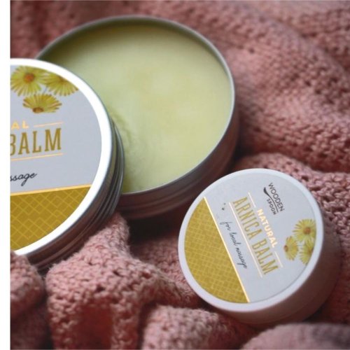 Přírodní masážní balzám s výtažky arniky Wooden Spoon 60ml