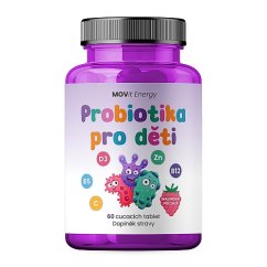 Probiotyki dla dzieci z witaminami MOVit 60 pastylek Probiotyki dla dzieci z witaminami MOVit 60 pastylek