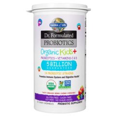 Dr. Formulated Probiotyki dla dzieci do żucia o smaku owoców leśnych i wiśni Garden of Life 30 szt.