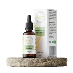 Vitamin D3+K2 Tropfen in BIO-Olivenöl von Puravia LABS 30ml