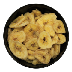 Suszone plasterki banana naturalne