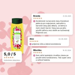 Kondicionér na farbené vlasy Granátové jablko Aroma 400 ml, hodnotenia zákazníkov