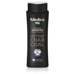 Detoxikační šampon proti lupům s aktivním uhlím Medico SOS 390ml