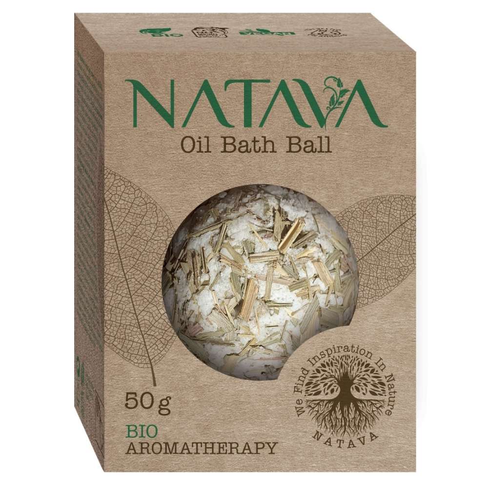 Olejová guľa do kúpeľa Citrónová tráva NATAVA 50g