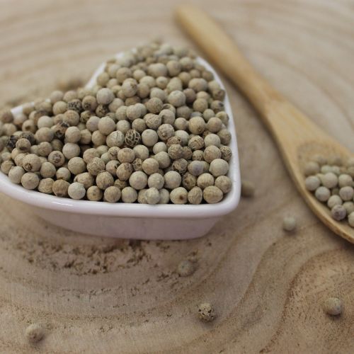 Piepor biely, korenie biele - celé - Piper nigrum - Fructus piperi 50 g