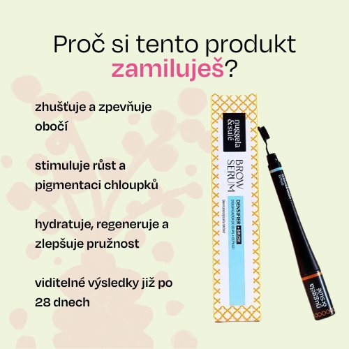 Sérum na obočí – zhušťovací sérum + štětec Nuggela & Sulé 5ml