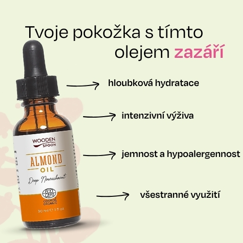 Mandľový olej Wooden Spoon 30 ml