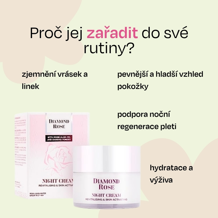 Revitalizační noční krém Diamond Rose Biofresh 50 ml