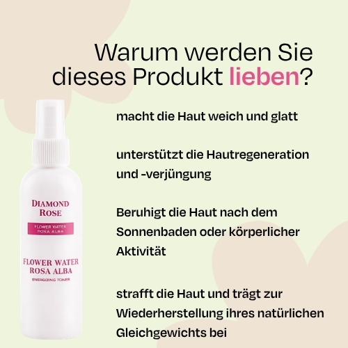 Rosenwasser aus weißer Rose Diamond Rose Biofresh 150 ml