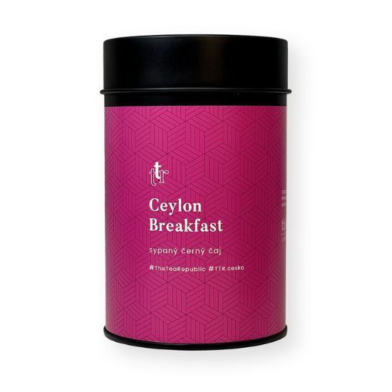 Levně Sypaný čaj Ceylon Breakfast v dóze The Tea Republic 75g