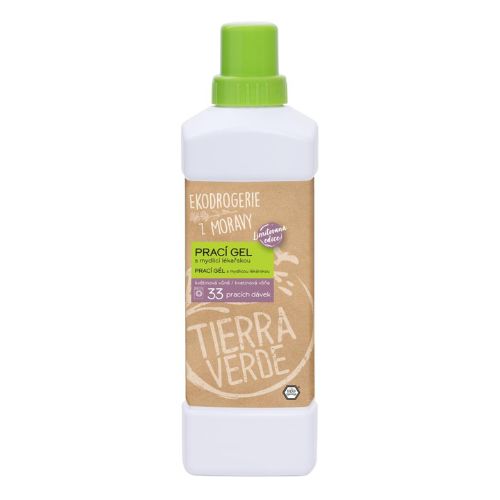 Prací gél s mydlicou lekárskou a vôňou kvetín Tierra Verde 1L