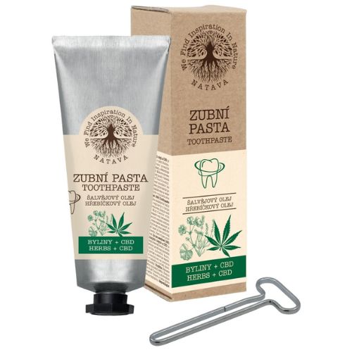 Zubná pasta Bylinky + CBD Natava 80g
