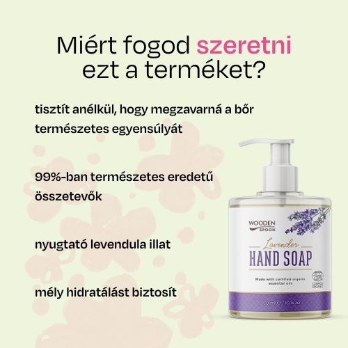 Levendula folyékony szappan Wooden Spoon 300ml